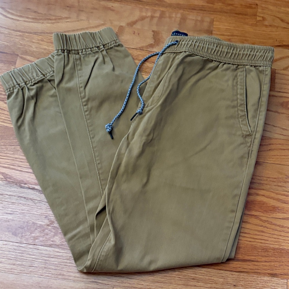 Men's Tan Jogger Pants